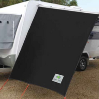 Coast V2 Black Sunscreen Side Wall for Full Van.