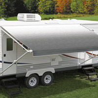 Carefree 18&#39; Eclipse 12V Silver Shale Fade Awning. FM186D00