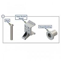 Lippert SOLERA Awning Parts - Top Bracket Kit (I) - PC White. 798876