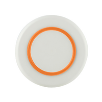 Palm Sorona Med Plate w/ Orange Nonslip Base 21cm Dishwasher &amp; Microwave Safe. pm961