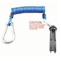 Breakaway Coil Cable W/H Pin and Release Clip. BS0165W