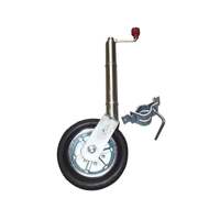 Alko 10&quot; Solid Tyre Jockey Wheel C/W Clamp. 623650