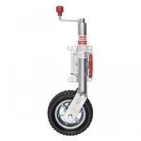 Alko 10&quot; Solid Tyre Jockey Wheel C/W Swivel Clamp. 623660xp3