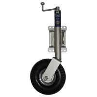 Coast 10&quot; Pneumatic Jockey Wheel (750lbs) + Swivel Clamp. BD-03HC