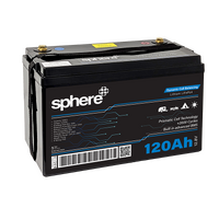 Sphere 12V 120AH Lithium Rechargeable Prismatic Battery. 6371ASPH