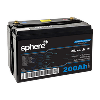 Sphere 12V 200AH Lithium Rechargeable Prismatic Battery. 6433PSPH