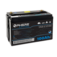 100AH EVO Lithium Battery (LiFePO4) - IP67 &amp; Bluetooth/100A BMS