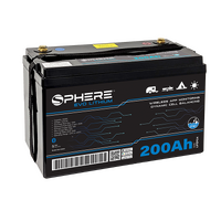 SPHERE 200AH EVO Lithium Battery (LiFePO4) - IP67 &amp; Bluetooth/100A BMS. 6336ASPH