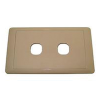 CMS Switch Plate Double Beige. JSW2BG