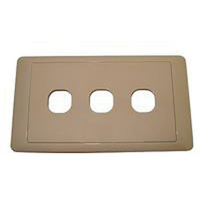 CMS Switch Plate Triple Beige. JSW3BG