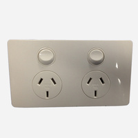 CMS Power Outlet Double Natural White. J17.2NW