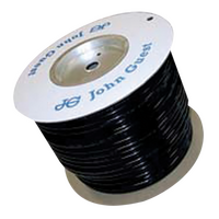 JG Black 12mm x 100m Roll of Tubing Sold Per Roll. PE12100E/ PE-1209-100M-E