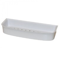 Coast Bathroom LGE Commodity Basket White - 350x127x56mm (LxDxH)