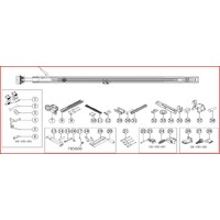 SBC Bottom mounting bracket semi-tubular rivet