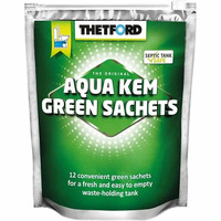 Thetford Aqua Kem Green Zip Bag Sachets. 30530ZK