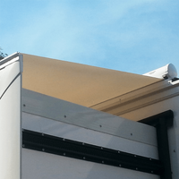 Awning Slideout 2.4x1.0m Wall Mnt White - Slideout protector, Wall Mount, White Vinyl Roof, White Cassette, White Sailtrack, 1.0m Projection