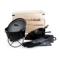 Cast Iron Camp Oven Set 9QT Aussie Traveller