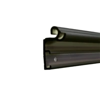 PSC Mounting Rail suit 1175mm Black - Shade Rail L28-1175 Black