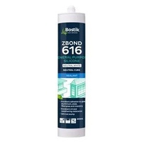 Silicone Bostik 616 GP Glazing Sil Cartridge Trans Neutral Cure Silicone 300g