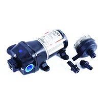 FLOJET 12V PUMP &amp;FILTER-1/2BRB NEEDS NO ACCUMULATOR