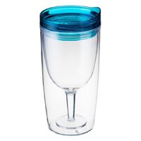 SPILL PROOF WINE SIPPY CUP BLUE ALCOHDR