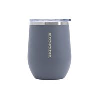 STEMLESS INSULATED TUMBLER CEMENT GREY MATTE ALCOHDR