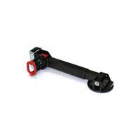 LEG DROP DOWN 590MM ALKO BLK C/W PLATE USE HEX HANDLE