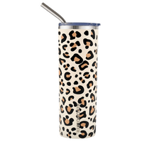 ALCOHDR SKNY STAINLESS TUMBLER PRINT LEOPARD