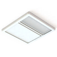 Surface mount hatch covering White to suit Lewmar 10 hatch