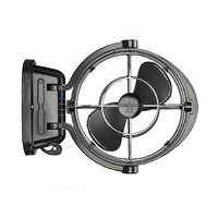 Sirocco II 12/24V Caravan RV Fan (Black)