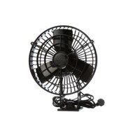 Kona 817 Waterproof 12V Caravan RV Fan (Black)