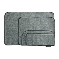 Faux Grass Step Mat With Velcro Straps (51x20cm) - GREY