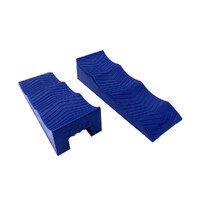 BLUE 3 stage caravan rv levelling ramps (pair)