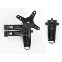 Dual arm LCD caravan RV TV bracket with 2 mounting brackets