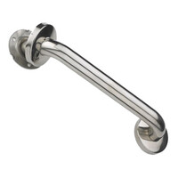 300mm x 25mm stainless steel polished entry safety grab handle