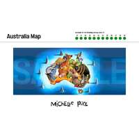 Art Shade Walls 8ft Australia Map