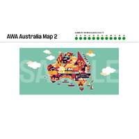 Art Shade Walls 8ft AWA Australia Map 2