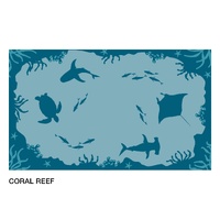 Art Shade Walls 8ft Coral Reef